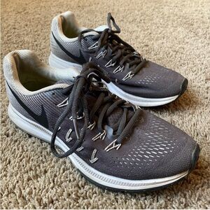 Nike Air Zoom Pegasus 33 Dark Grey Women’s Size 7.5 Mesh Running Athletic